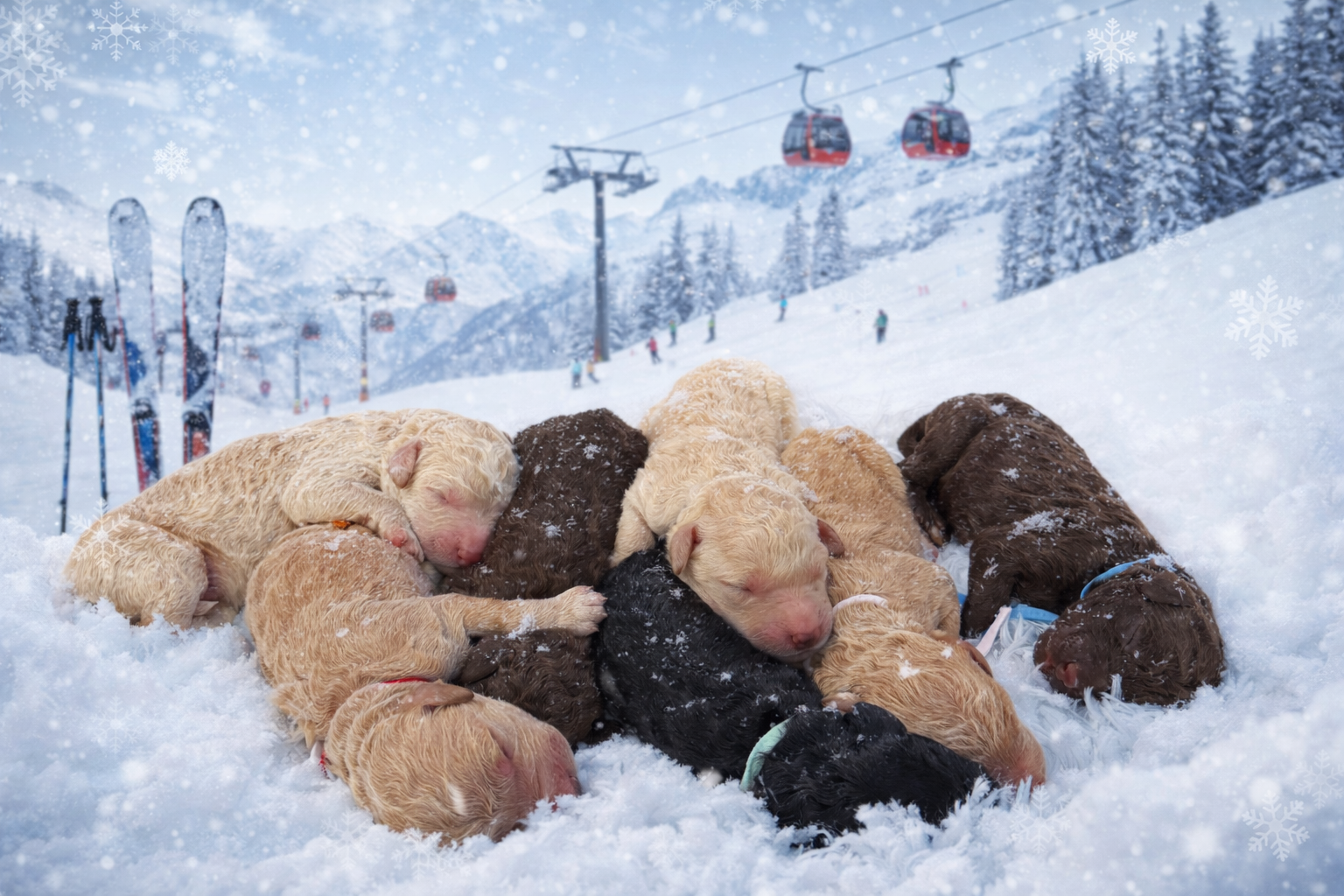 Ski Resort Litter - Aspen with Axel & Boss